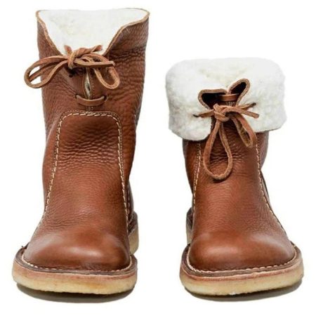Women's Casual Shoes Sports Women's Flat Shoes High Top Elastic Boots Walking Shoes Trail Running Winter Boots Thermal S